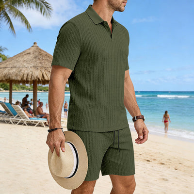 Traje Ejecutivo Jacquard Stretch Verano para Hombre - Image 18