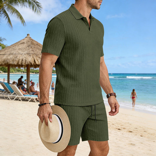 Traje Ejecutivo Jacquard Stretch Verano para Hombre - Image 18