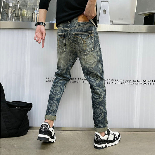 Pantalones Vaqueros Elásticos para Hombre - Comodidad Casual - Image 4