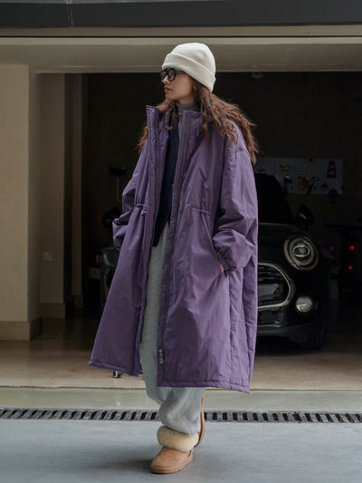 Abrigo Acolchado Coreano Holgado con Capucha - Algodón Invierno - Image 13