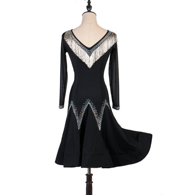 Vestidos de Danza Latina con Tubo - Trajes de Competencia y Faldas de Baile - Image 9