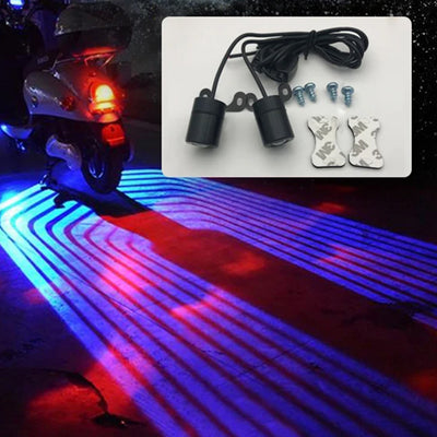 Lámpara Proyectora LED para Auto con Alas Decorativas - Image 2