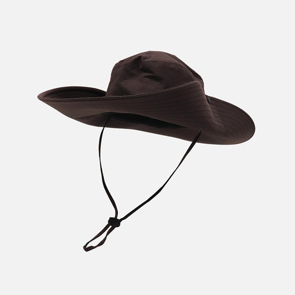 Sombrero Vaquero de Ala Ancha con Protección Solar para Pesca y Senderismo - Image 3