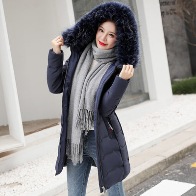 Chaqueta de Plumas con Cuello de Pelaje para Mujer - Image 8