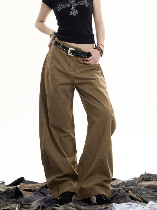 Overol Ancho Deconstruido Estilo Retro Lavado para Mujer - Image 17