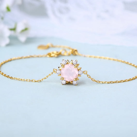 Joya de Topacio Cristal Limón con Diamante Japonés y Coreano - Image 5