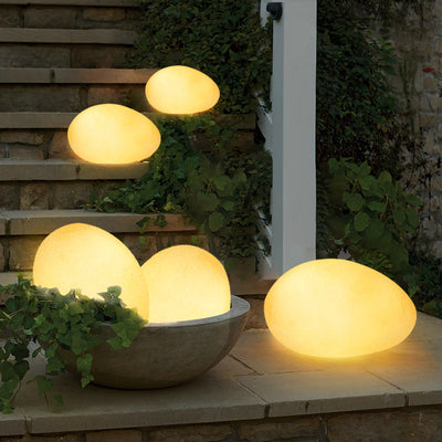 Luz Solar de Piedra Decorativa Impermeable para Exterior - Image 2