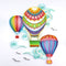 Globo Aerostático de Papel Pluma 50 cm - Artesanía Creativa Hecha a Mano