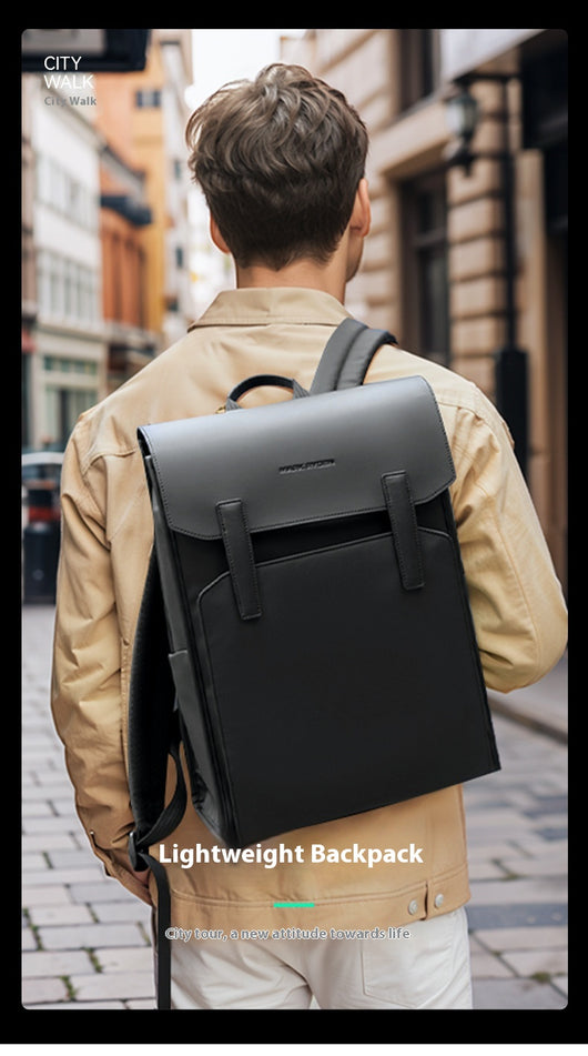 Mochila Ejecutiva Ligera de Gran Capacidad con Compartimento para Laptop - Image 7