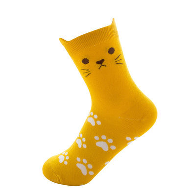 Calcetín Navideño con Orejas de Gato Estéreo para Mujer - Image 18