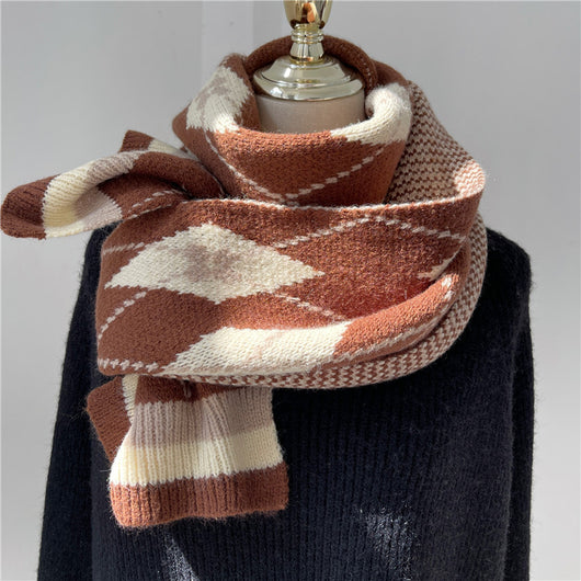 Bufanda Cuello Anillo Mohair Suave y Cálida para Mujer - Image 10