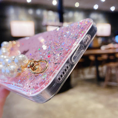 Funda Protectora para Celular con Brillo y Cuentas de Resina Epoxi - Image 12