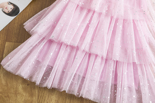 Vestido de Niña con Lentejuelas y Malla Brillante - Image 42