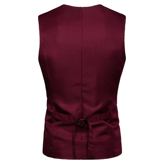 Chaleco y Chaqueta de Traje para Hombre con Accesorios de Lujo - Image 4
