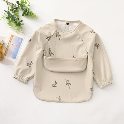Babero Infantil de Manga Larga con Bolsillo - Protección Total para la Comida - Image 11