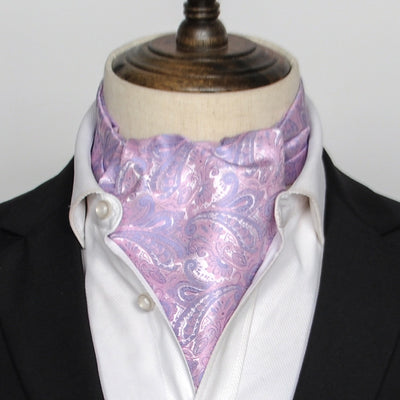 Camisa de Seda Estilo Vintage Británico con Pañuelo - Image 15
