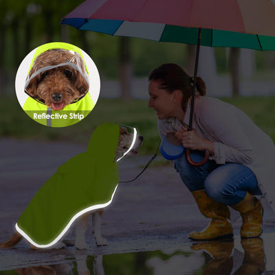 Impermeable para Perros Pequeños con Capucha Transparente - Image 19