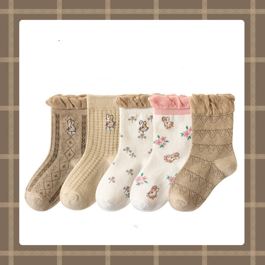 Calcetines de Algodón Infantiles con Diseños de Animales - Image 2