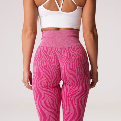 Pantalones de Yoga Estampado Cebra en Nylon para Deportes Outdoor - Image 19
