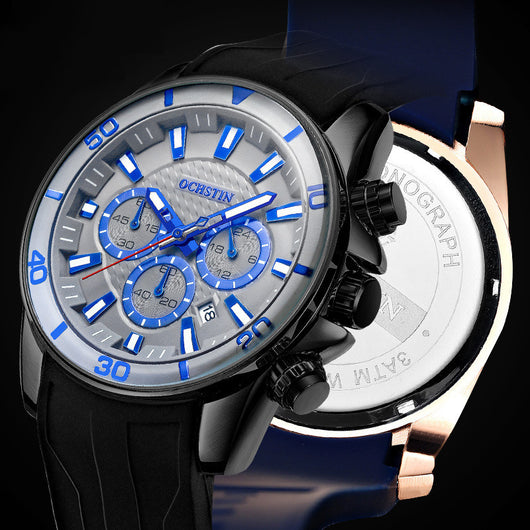 Reloj Deportivo Multifuncional con Luz Nocturna y Resistencia al Agua