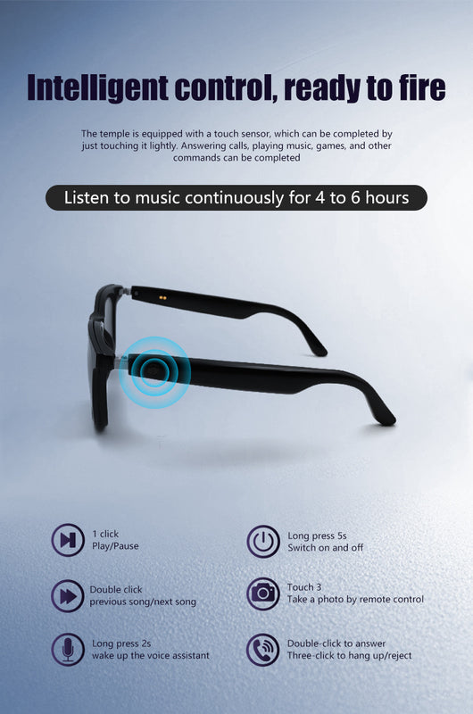 Gafas Bluetooth con Lentes Bloqueadores de Luz Azul - Image 17