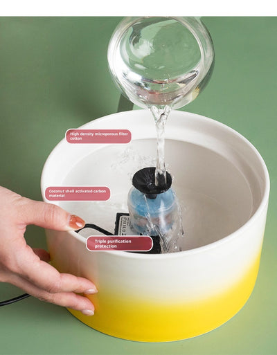 Fuente de Agua Automática para Gatos con Cerámica y Tecnología Eléctrica - Image 19