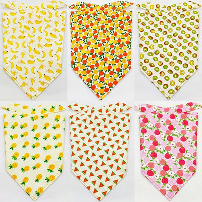Pañuelo Bandana Absorbente para Mascotas con Diseño Frutal - Image 3