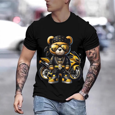 Playera Hombre Cuello Redondo Estampado Digital Manga Corta - Image 4