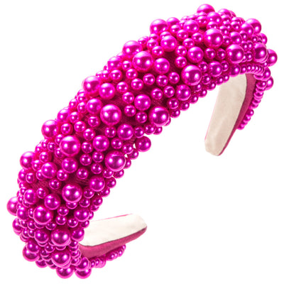 Diadema de Espuma con Perlas de Colores para Mujer - Image 9