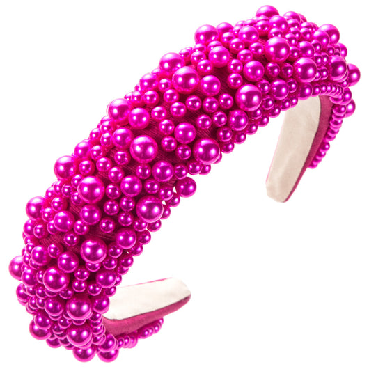 Diadema de Espuma con Perlas de Colores para Mujer - Image 9