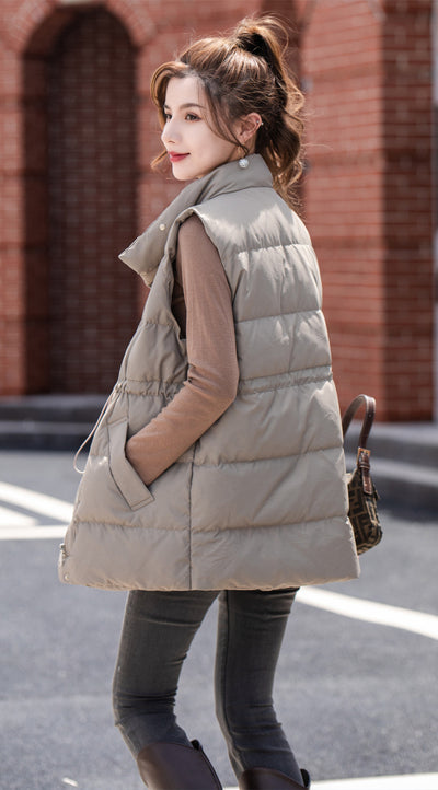 Chaleco Acolchado Ligero Estilo Coreano para Mujer - Image 20