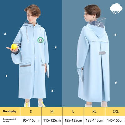 Poncho Impermeable Escolar para Niños y Niñas - Protección Total con Mochila Integrada - Image 6