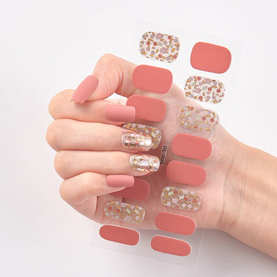 Stickers de Uñas Efecto Ojo de Gato con Detalles Dorados - Image 32