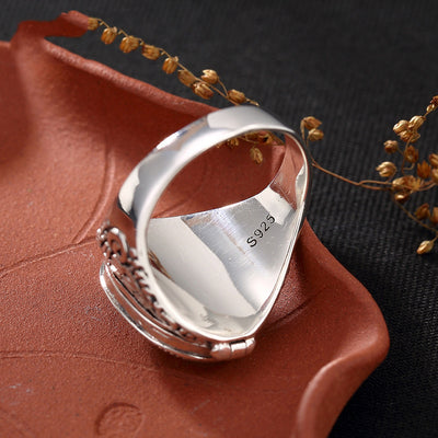 Anillo Retro Nepal Kawu Box - Diseño Exquisito con Personalidad - Image 6