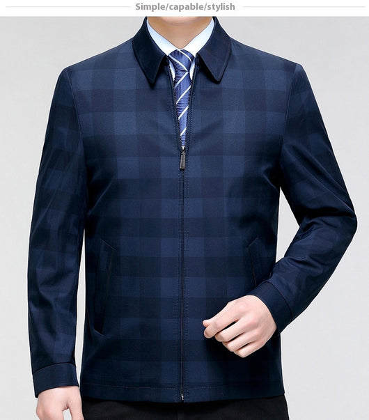 Blazer Cuadros Solapa Americana Ejecutivo Casual - Image 10