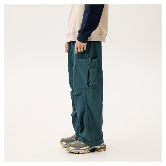 Pantalones Cargo Rectos Holgados para Hombre - Image 17