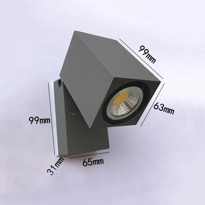 Lámpara LED Exterior de Pared con Ángulo Ajustable para Pasillos - Image 13