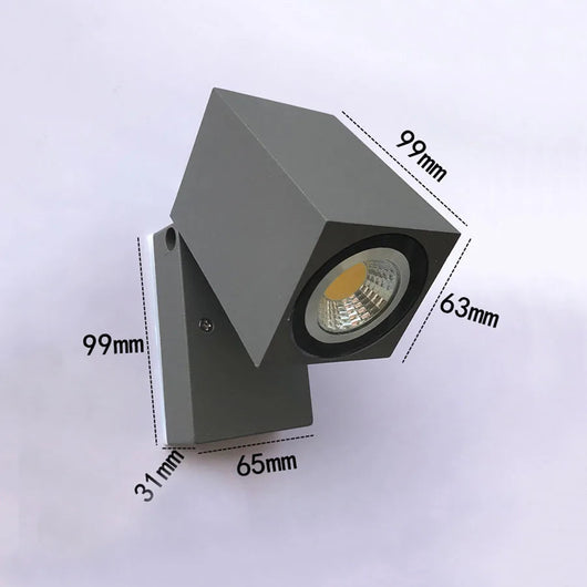 Lámpara LED Exterior de Pared con Ángulo Ajustable para Pasillos - Image 13