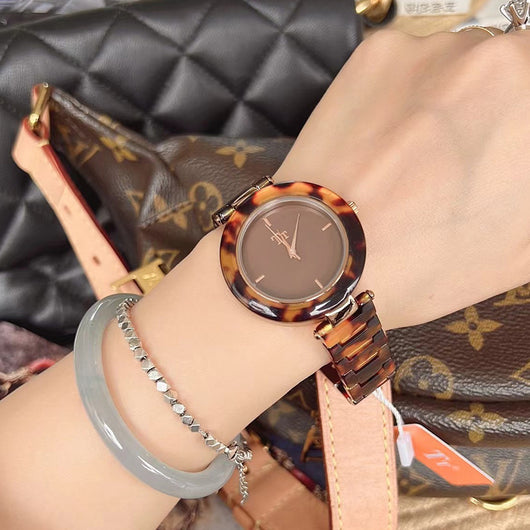 Reloj Retro para Mujer con Ámbar Hawksbill - Estilo Vintage de Alta Gama - Image 10