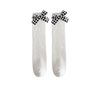 Calcetines Escolares Estilo Lolita con Encaje y Moño para Niñas - Image 10