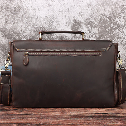 Bolso Bandolera de Cuero Genuino Premium Estilo Retro - Image 11