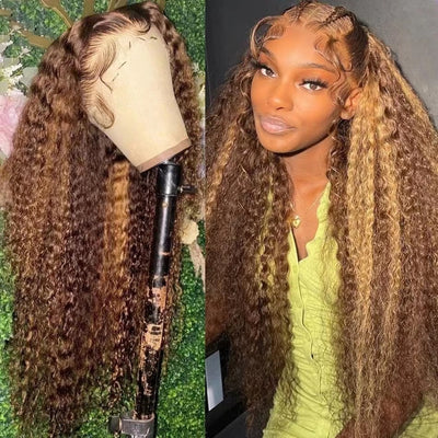 Peluca Frontal de Encaje Ombre Ondas Grandes - Degradado Negro - Image 15