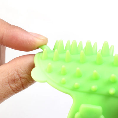 Cepillo Masajeador Quitapelos para Gatos con Rascador de Pared Autolimpiable - Image 17