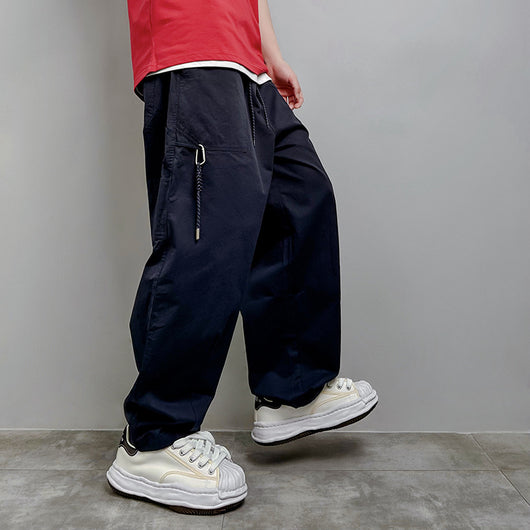 Pantalones Rectos Holgados de Diseño Exclusivo para Hombre - Image 7