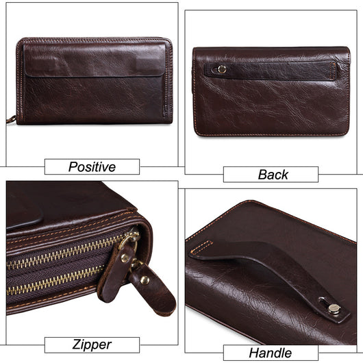 Billetera Ejecutiva de Cuero para Hombre con Bolsillo Frontal - Image 14