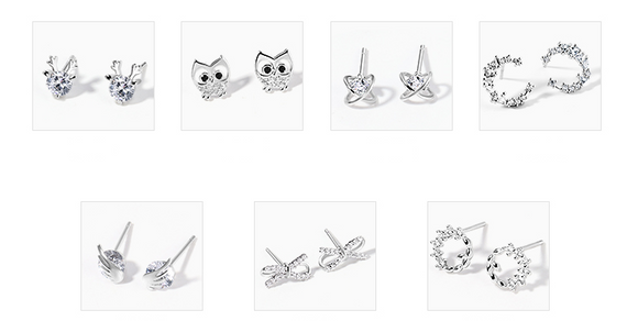 Juego de Aretes Elegantes y Minimalistas