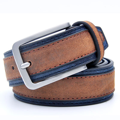 Cinturón de Cuero PU para Hombre con Hebilla de Pasador - Image 10