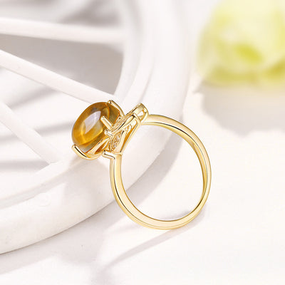 Anillo de Cuarzo Citrino Natural - Joya Energética - Image 11