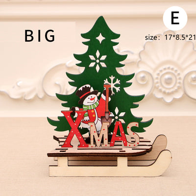 Adornos Navideños de Madera con Celebridades - Caja de Regalos para Adultos Mayores - Image 11