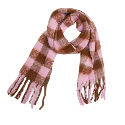 Bufanda Escocesa Gruesa con Borlas para Mujer - Chal Acolchado Premium - Image 7